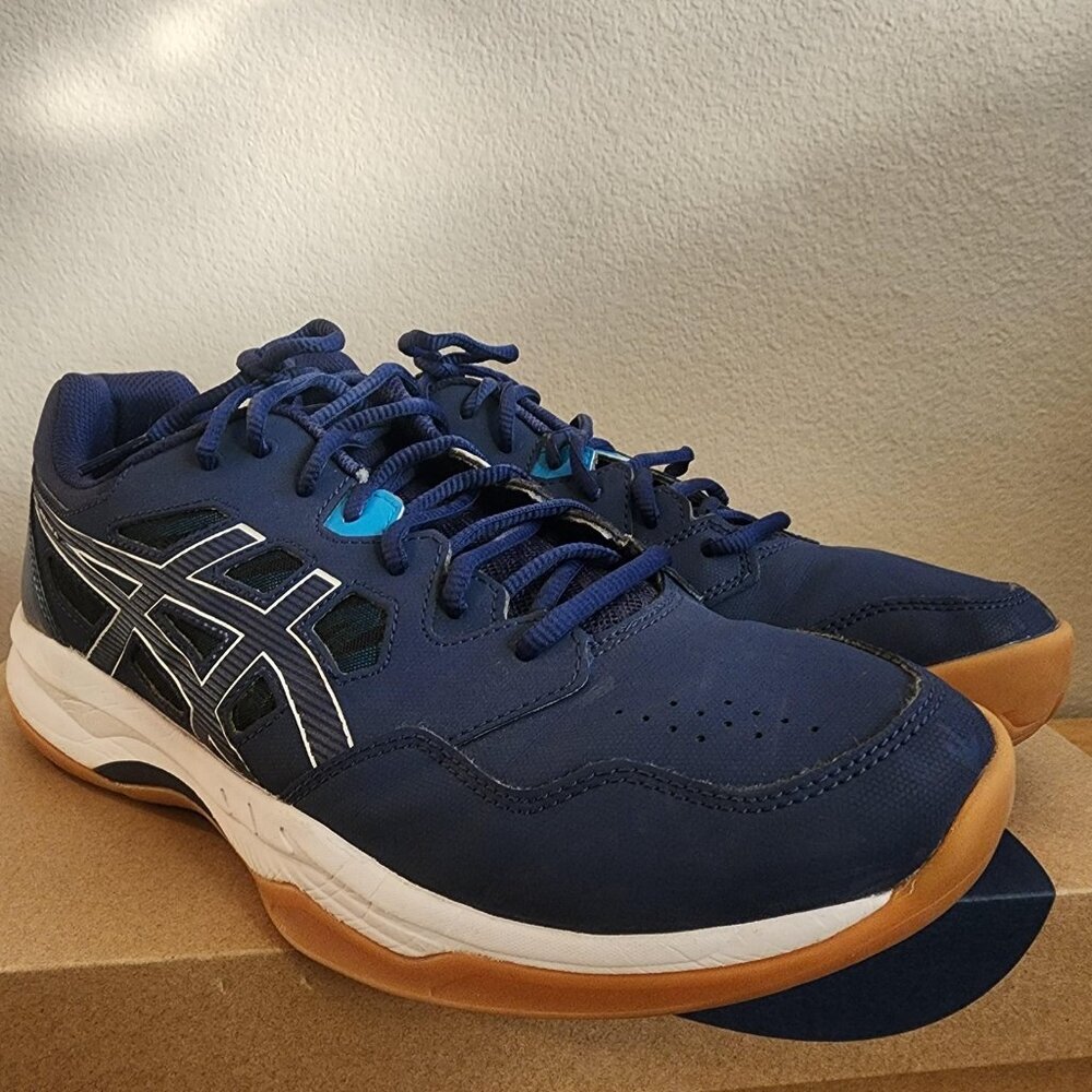 ASICS GEL-RENMA Shoes Mens Size 11 Indigo Blue Court Pickleball 1071A068-402 - Picture 8 of 14